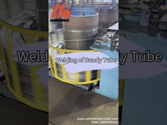 রেফ্রিজারেটরের জন্য বুন্ডি টিউবের উচ্চ-ফ্রিকোয়েন্সি ওয়েল্ডিং লাইন